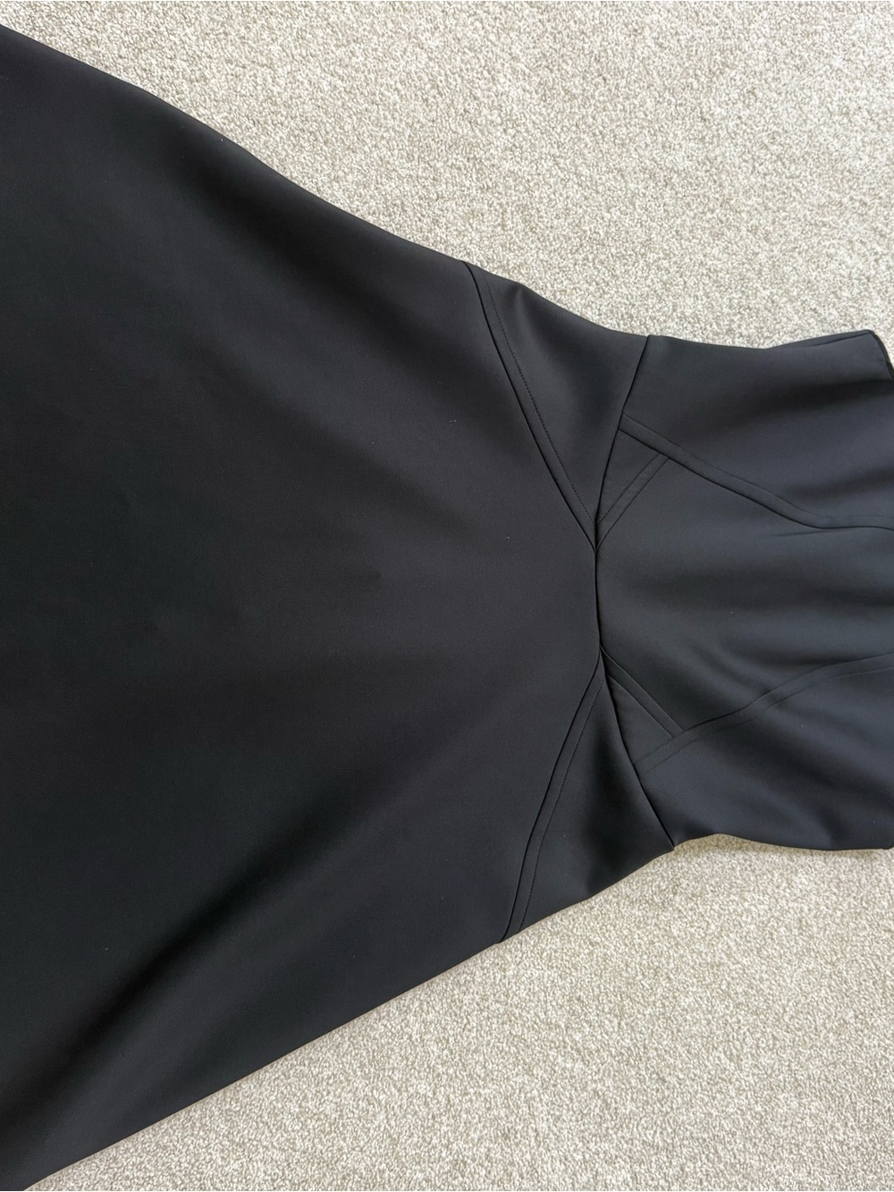 Ted Baker Black Midi Dress with Seam Detailing